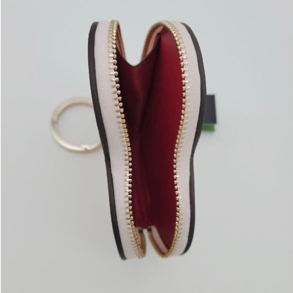 Kate Spade Other Loveshack Heart Leather Coin Purse Pouch Case Key Fob Ring - Picture 6 of 6